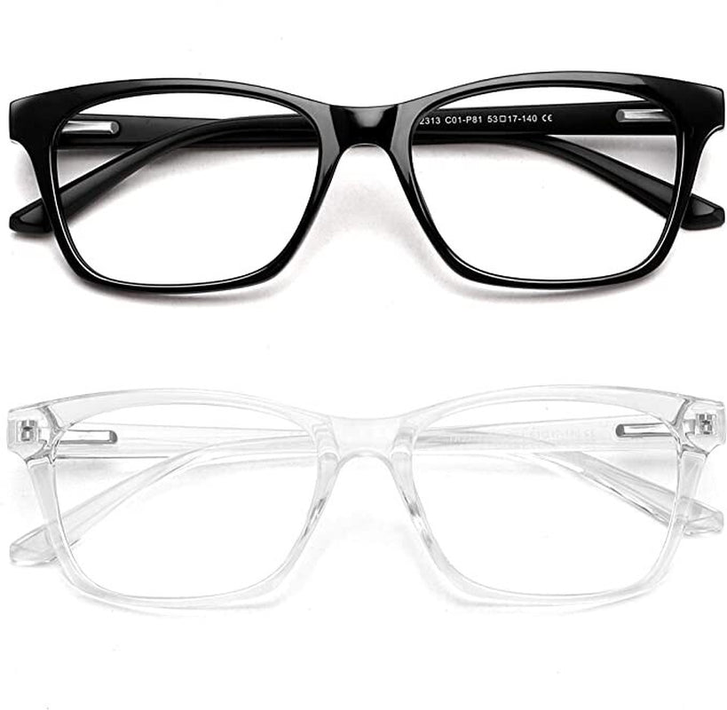 Storycoast 2 Pack Blue Light Blocking Glasses Eyeglasses Computer Gaming Glasses