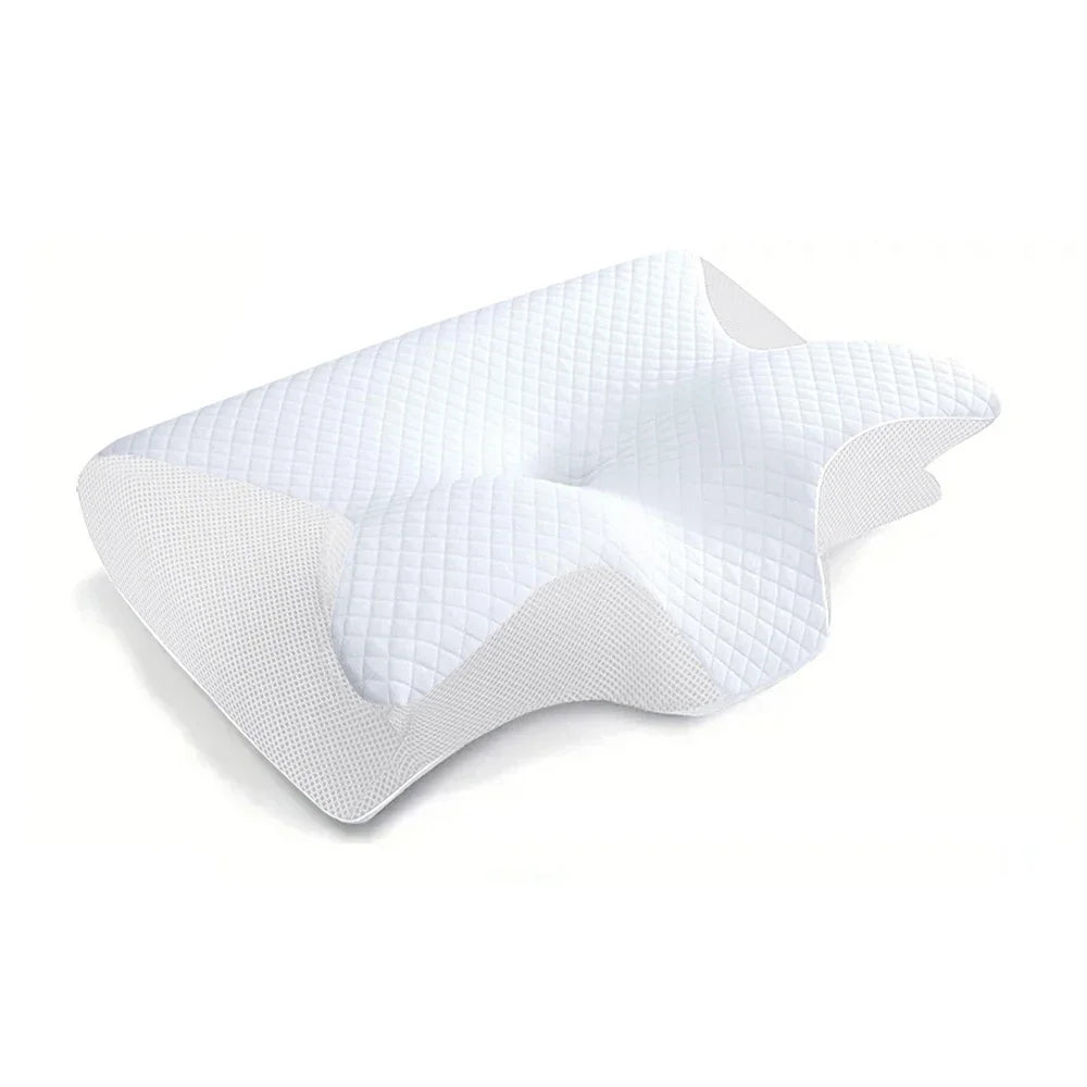 Butterfly Sleep Memory Neck Pillow Slow Rebound Comfort Memory Foam Sleep Cervical Orthopedic Neck Pillow Massage Bed Pillow