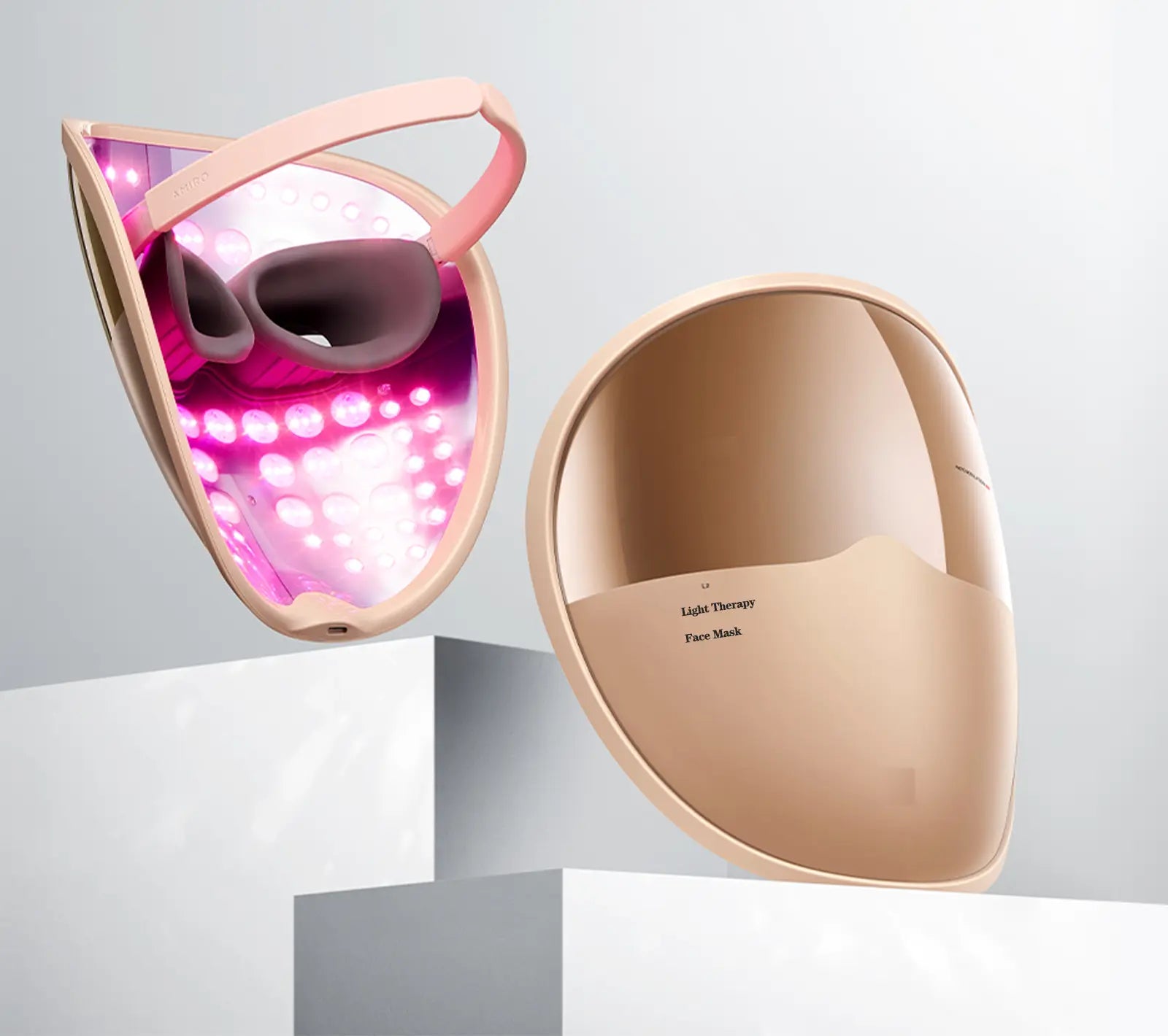 5-In-1 LED Face Mask for Skin Care | Light Therapy Mask with Adjustable Blue, Red, Green, and Yellow Light Settings for Radiant Skin